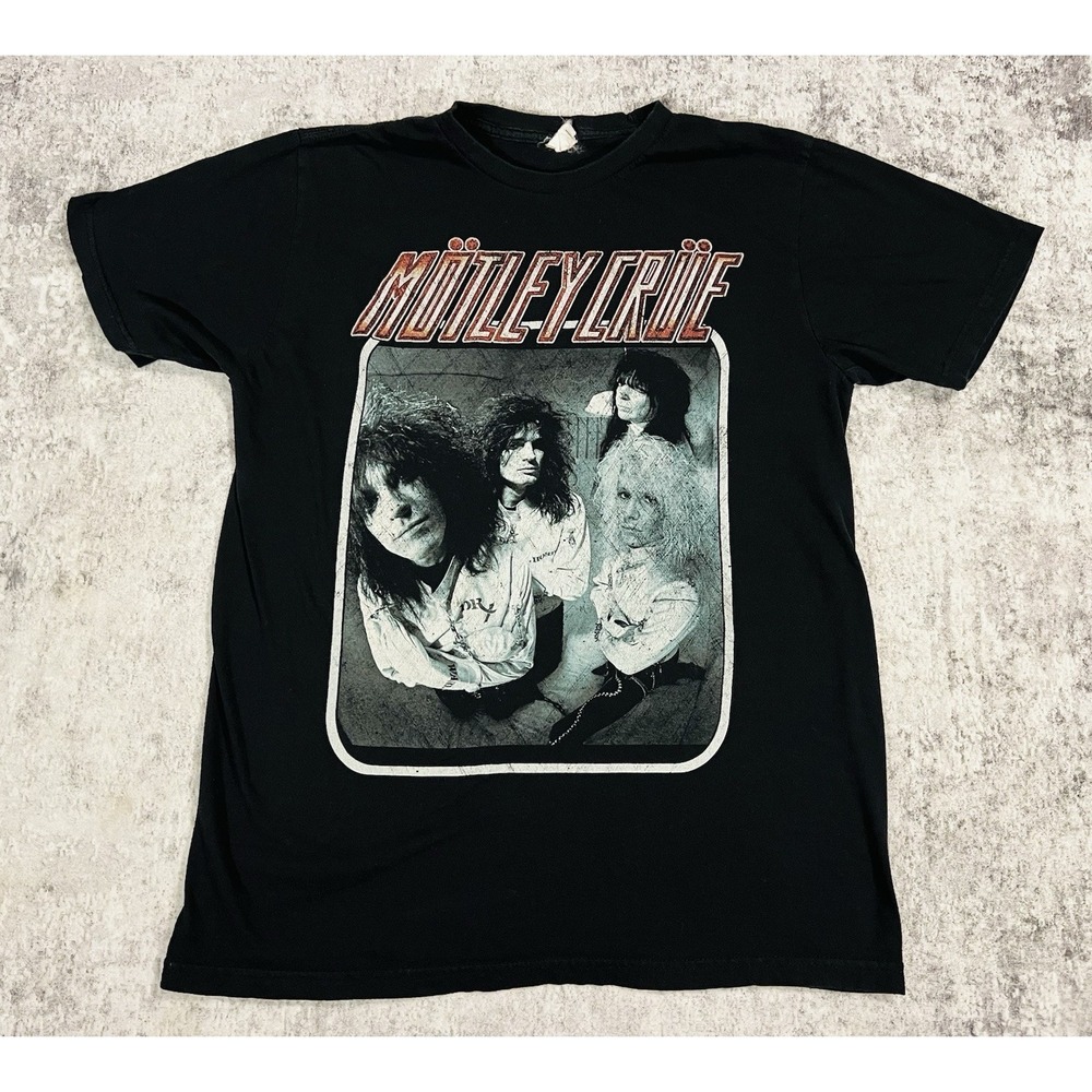 Vintage Motley Crew T Shirt Large Bay Island Dr Feelgood 89